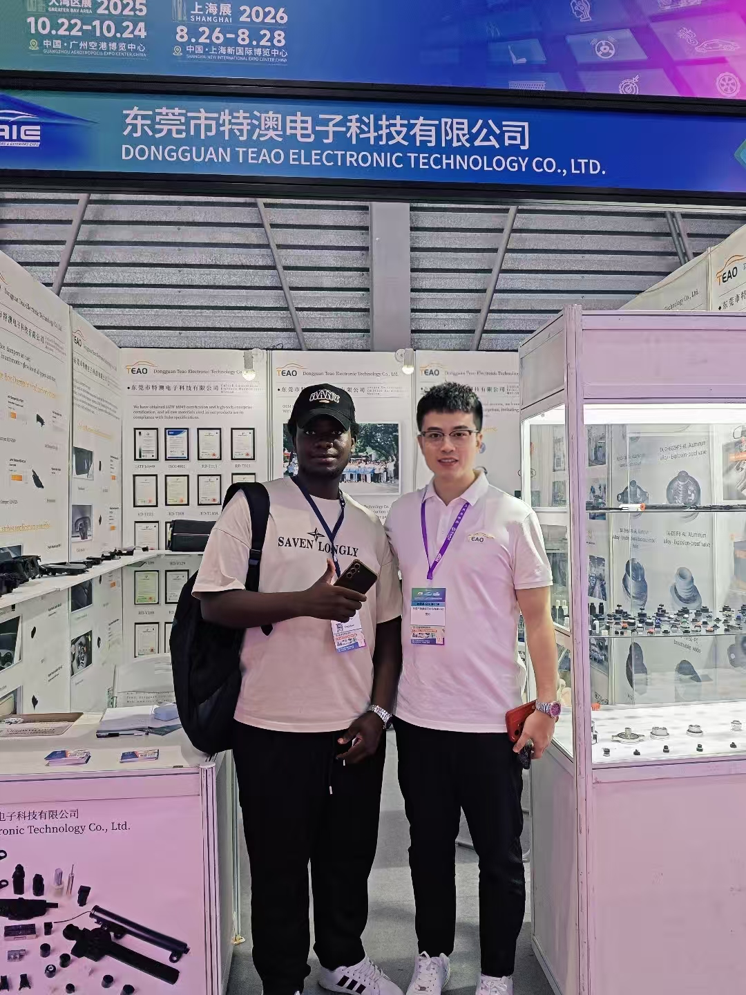 TEAO Technology shone at the 2025 Shanghai Automotive Interior and Exterior Decoration Exhibition, returning with a full load, and jointly ushered in a new chapter of cooperation!
